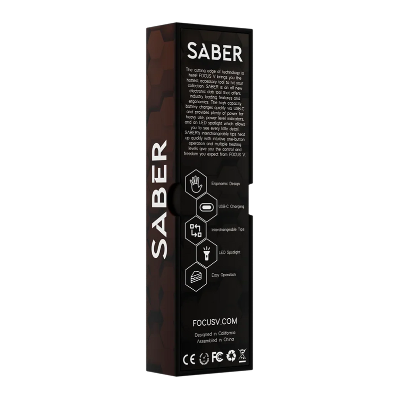 Focus V Saber Electronic Dab Tool - Tangerine