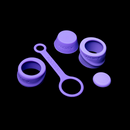 Silicone Accessory Set - CARTA - Lilac