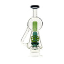 IC Glass CARTA Top Dual Perk Recycler - Teal