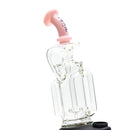 Toxic Glass Disc Perc Recycler CARTA Glass Top Slime Pink