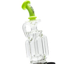 Toxic Glass Disc Perc Recycler CARTA Glass Top Slime Green